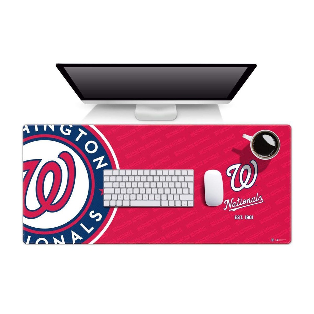 MLB Washington Nationals Desk Pad Large Mouse Mat YouTheFan Red Est 1901 NEW